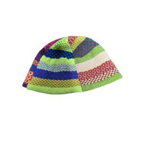 Solmate Socks Colorful Eclectic Patchwork Beanie Hat